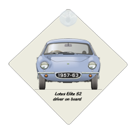 Lotus Elite S2 1957-63 Car Window Hanging Sign